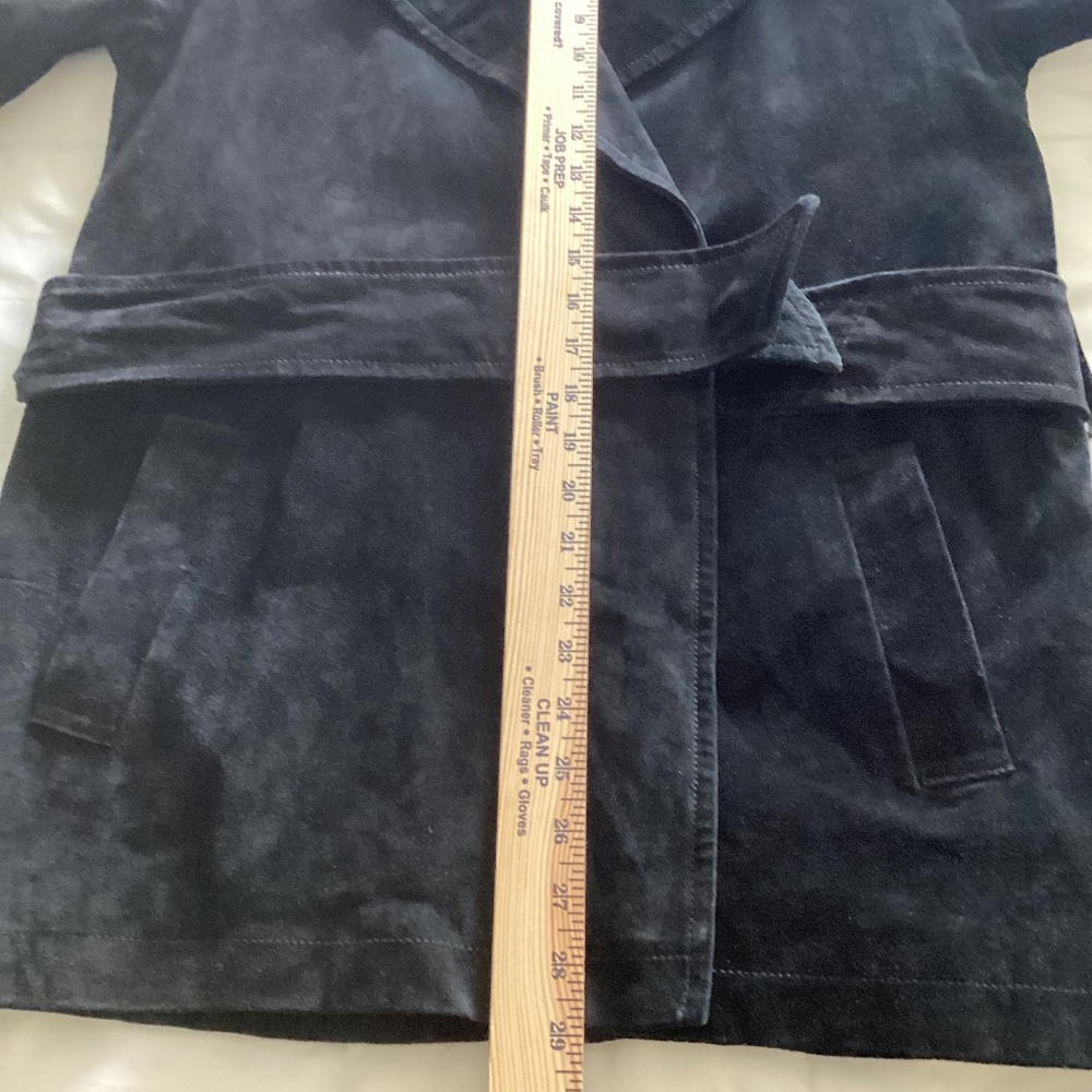 NWT Vintage (90’s?) Margaret Godfrey Black suede jacket - Picture 5 of 9